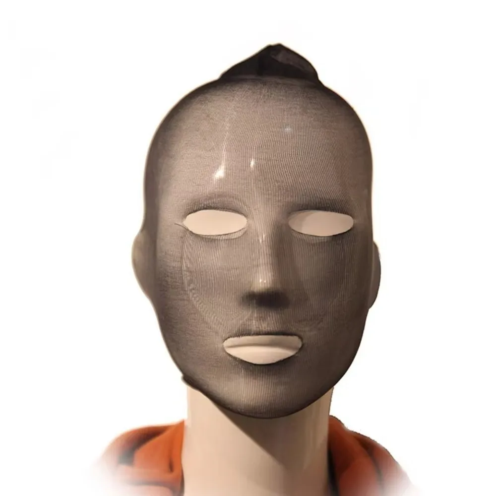 Stockings Silk Face Mask Sheer Glossy Full Face Mask Costume Accessory Headgear Costume Costume Party