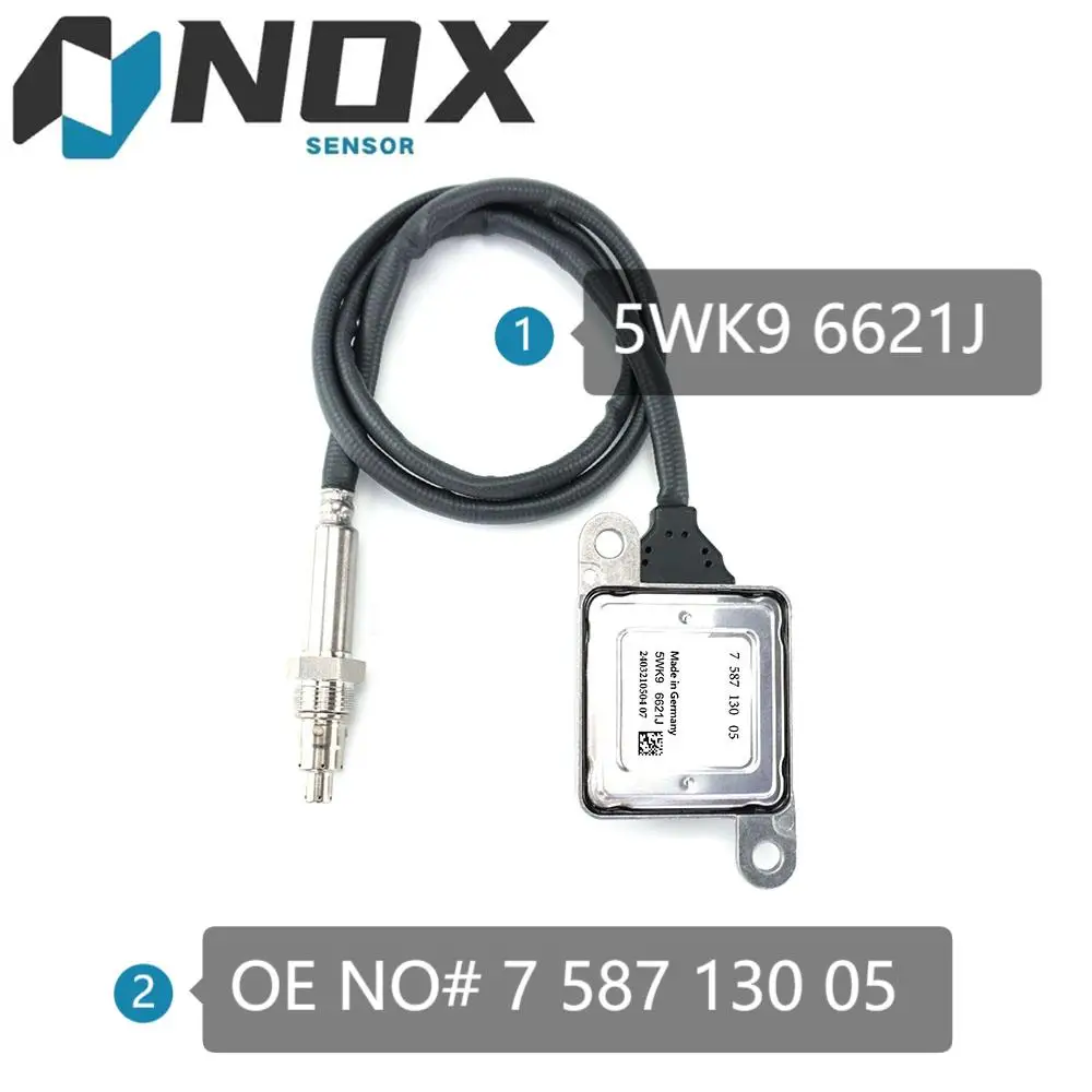 7 58713005 5WK9 6621J Nox Sensor For BMW 1er e81 e82 e87 e88 3er e90 e91 e92 11787587127 11787582326 11787580517