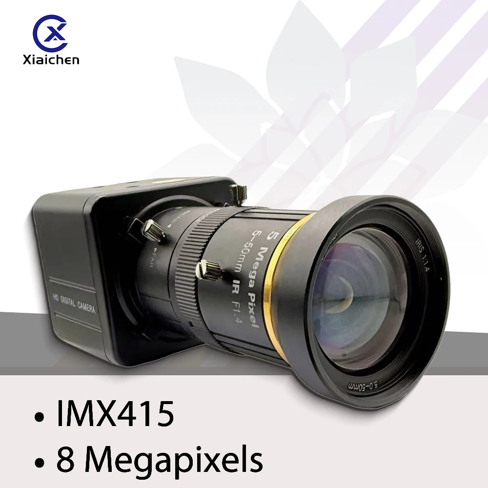 

Live Camera 4K 8 Megapixel HD Camera Module CMOS IMX415 Zoom CS Interface Lens USB Camera For PC Laptops/Live Broadcast