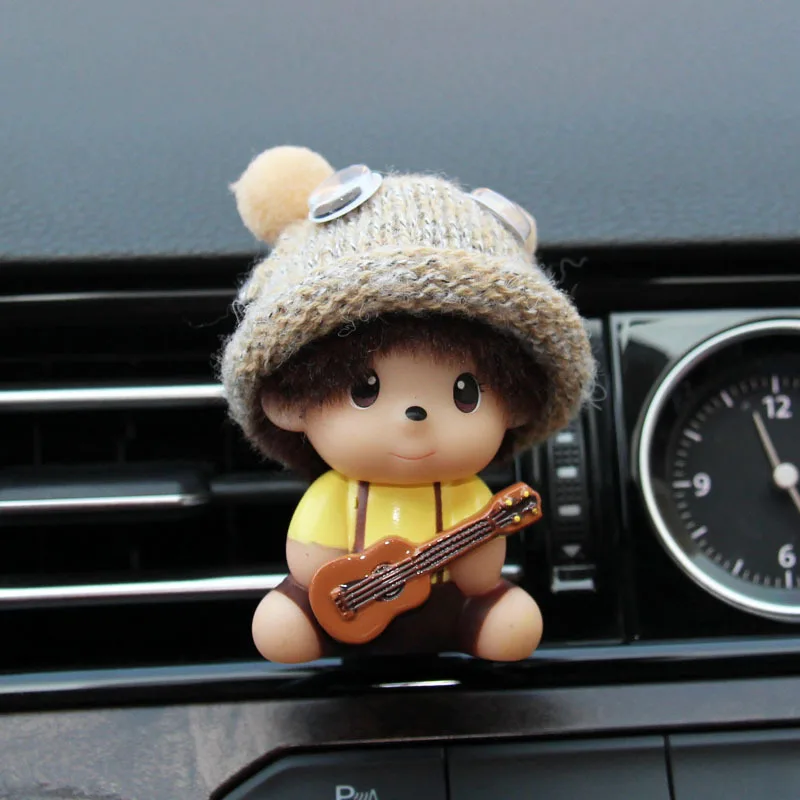 Cute Cartoon Car Air Freshener Outlet Fragrance Magnetic Design Auto Accessories Interior Decoration Perfume Diffuse