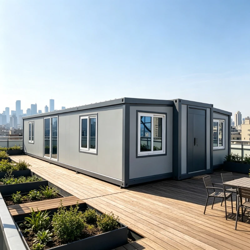 Robust Container House 20/30/40ft Solar Ready Prefab Villa 3 Bed 2 Bath Laundry Balcony Fire Retardant Weatherproof