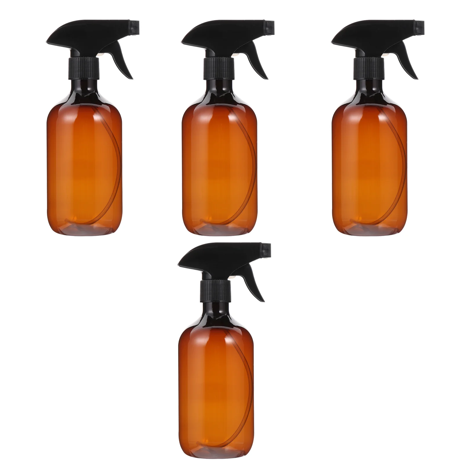 4 Pcs 500ml Spray Bottle Oil Glass Plant Mister Toiletry Travel Containers Plastic Holder Aromatherapy Perfume