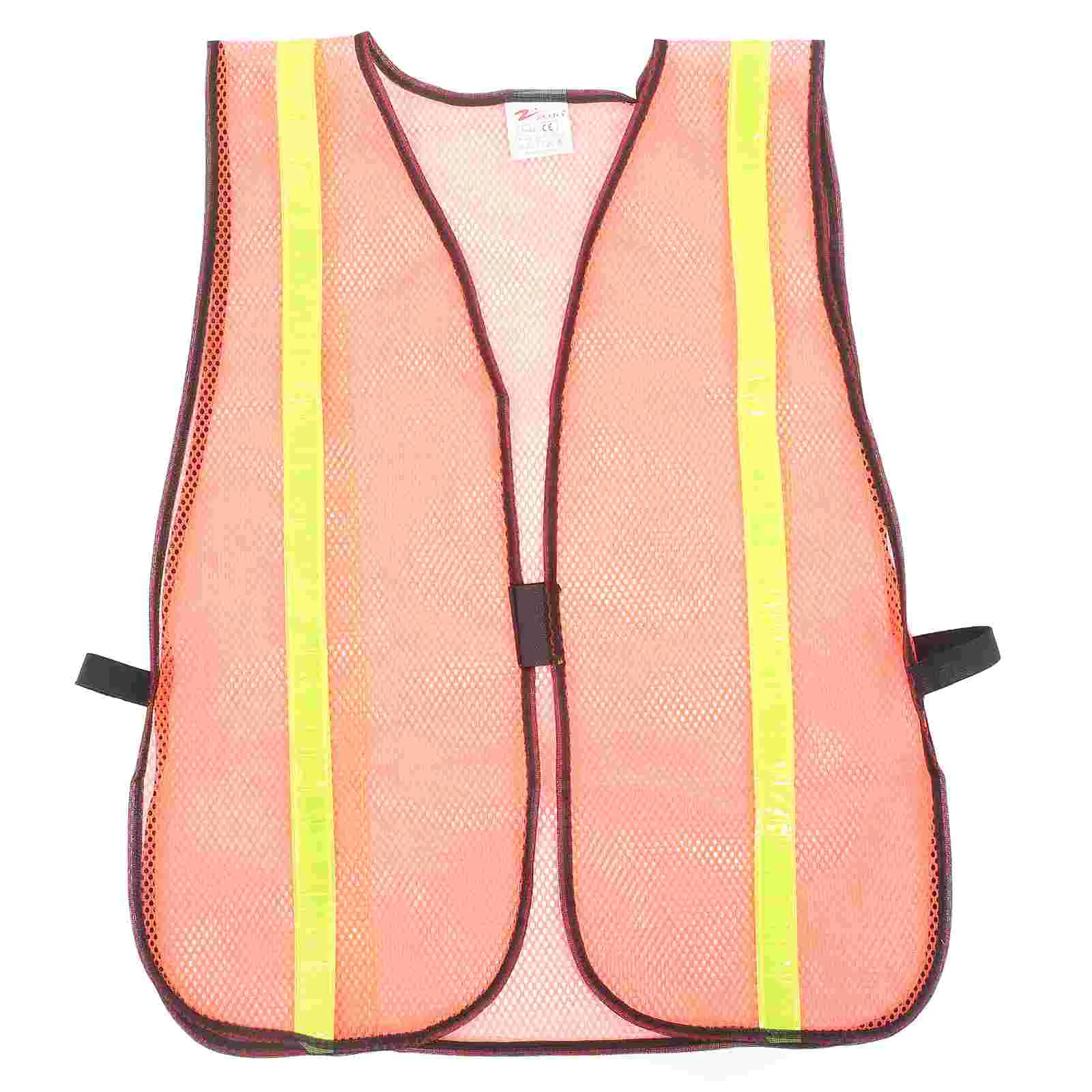 Reflective Vests Safety Warning Fitting High Visibility Coat Clothing Net Traffic Man Security