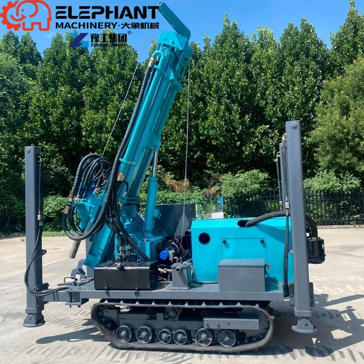 300m Air Water Dual Purpose Drilling Rig For Drinking Water Engineering Projects