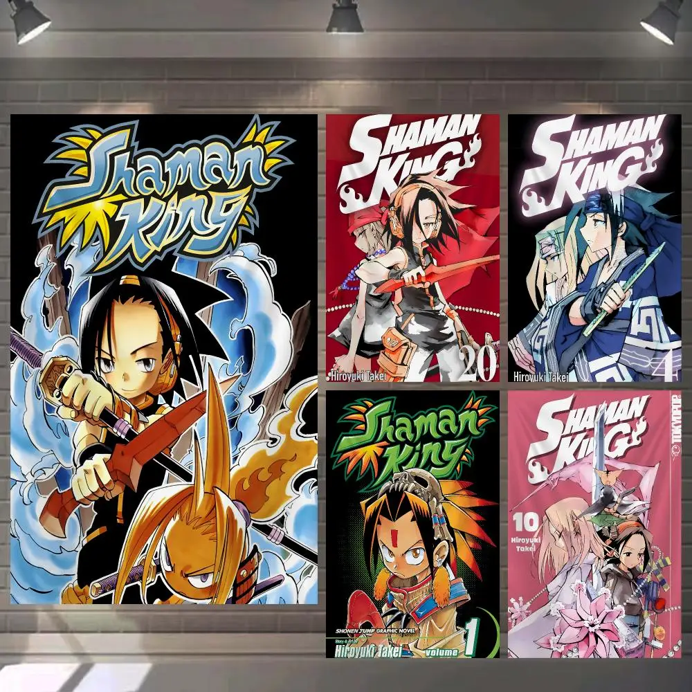 Shaman King Anime Tapestry Microfiber Background Art Decor For Bedroom Living Room Bar Garden Outdoor Festival Wall Deco