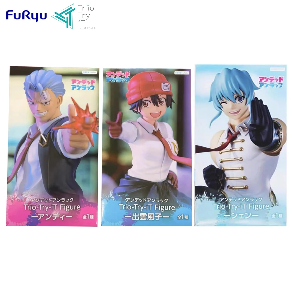 [In-Stock] FuRyu Trio-Try-iT Izumo Fuuko & Andy & Shen Xiang (Undead Unluck) Nice Anime Figure Model Collection Toys