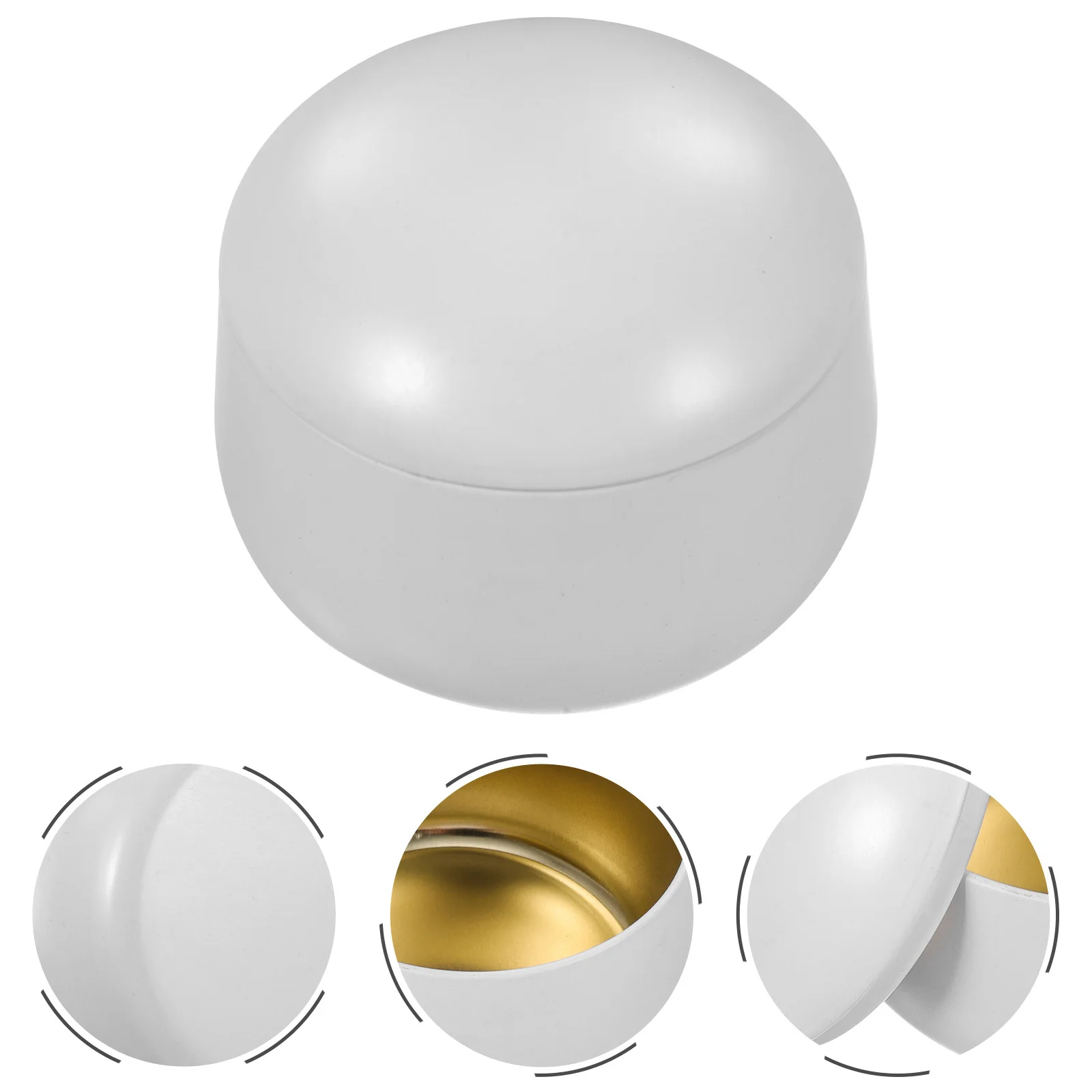 

12pcs Aromatherapy Tins Premium Tinplate Metal Jar For Diy Scented Candles Storage Airtight Empty Containers