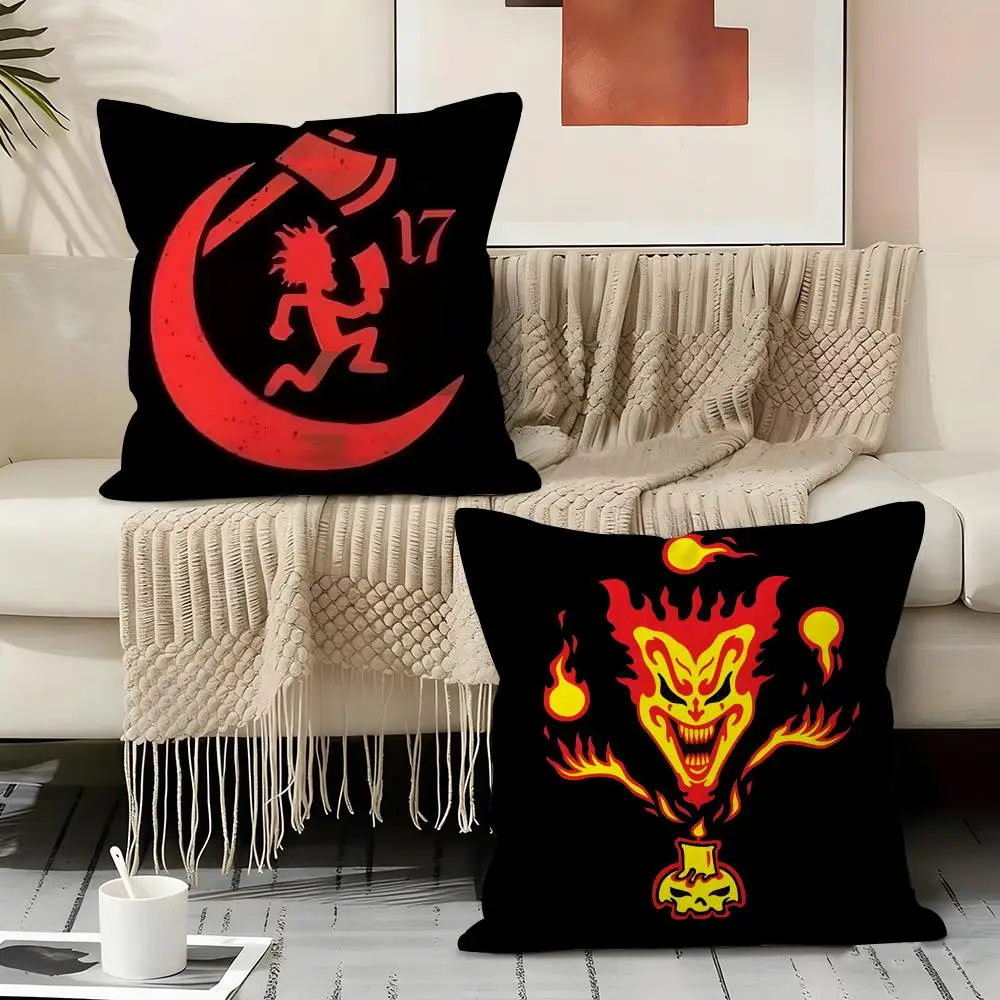 I-insane Clown Posse Pillow Case Linen Pillow Covers Cover For Couch Living Room Bench Patio Floor Linen Home Decor