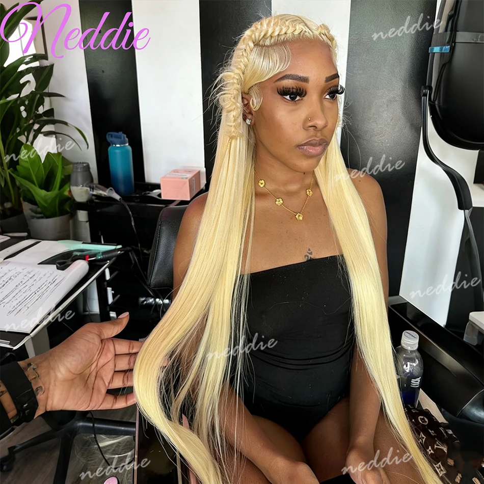 

Блонд-парик 613, прямой, с HD-кружевной передней частью 13x6, 13x4, прозрачный бразильский кружевной фронтальный парик, цветные парики, 30 дюймов, 100% натуральные человеческие волосы