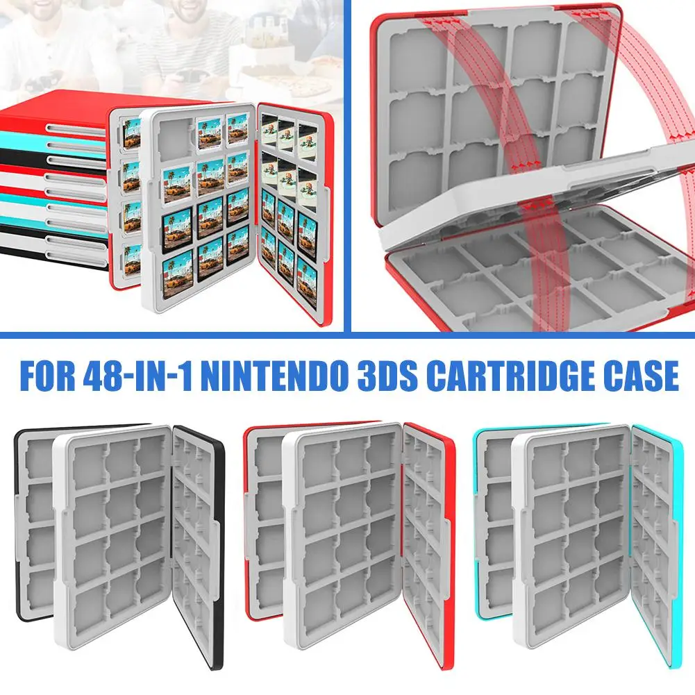 

Коробка-держатель для карт памяти 48 в 1 для NEW 3DS XL/NEW 3DS/3DS/DSi XL/DSi LL/DS Lite/DSi, игровые аксессуары