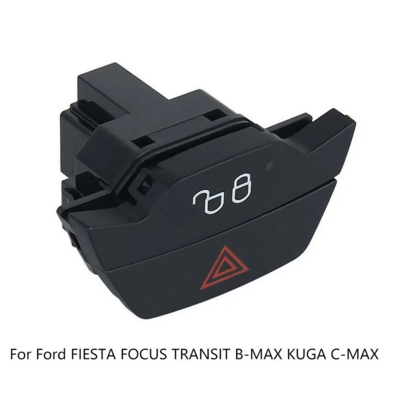 Hazard Warning Light Button Lock Unlock Switch For Ford B-MAX C-MAX Ecosport Fiesta Focus Kuga Transit 2008-2019 1519127 1767567