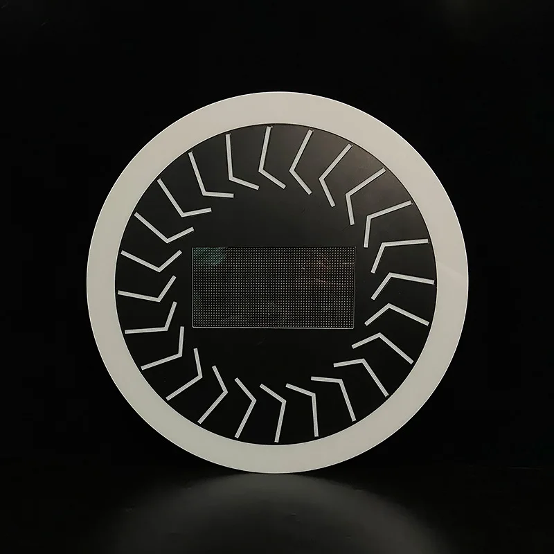 Plakat pemrograman melingkar baru, alat peraga suasana bar, plakat pertunjukan anggur KTV, tanda tangan LED bercahaya