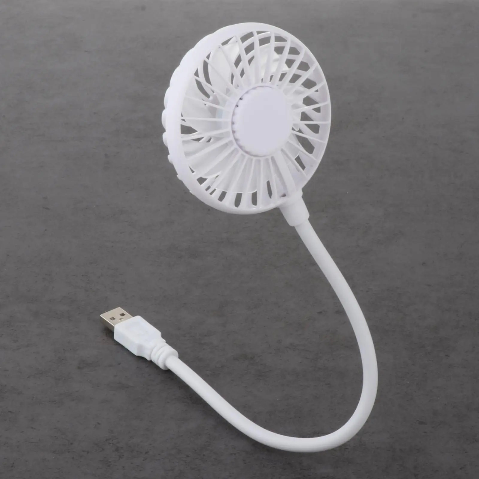 Tragbarer Mini-USB-Ventilator, Schreibtischventilator, biegbares Kabel, bürstenloser Motor, Taschenventilator für Aufzug, Warteschlange, Pendeln, Mehrzweck