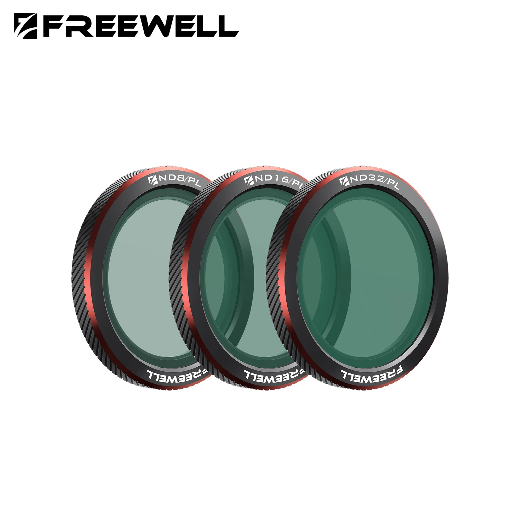 Freewell 3 Pack Magnetic Filters ND, UV, CPL, ND/PL, Glow Mist 1/4 Filter Compatibility DJI Neo 2 Camera Photography Accessories