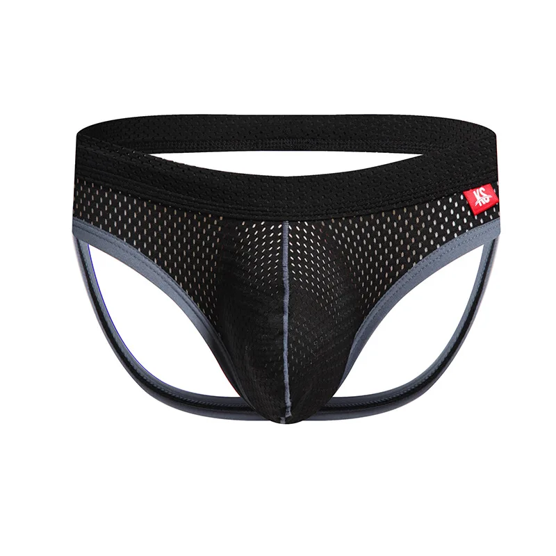 

Мужское нижнее белье с дышащей сеткой, полые стринги для спортзала, спортивные бандажи для мужчин, трусы с двойной подтяжкой ягодиц и полой спинкой