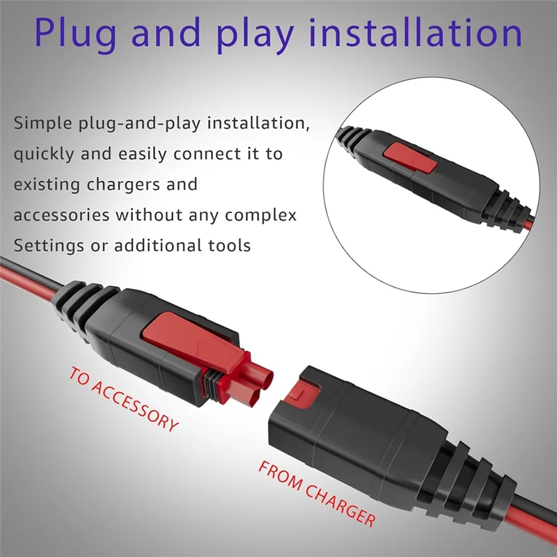 JABS-For Genius الذكية شواحن البطاريات ملحق 300 سنتيمتر ل NOCO GC004 X-Connect تمديد سلك كابل تسخير