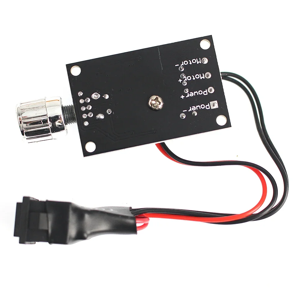 PWM Motor Speed Controller DC 6-28V 3A 80W Adjustable Regulator with Control Potentiometer ON/OFF Switch