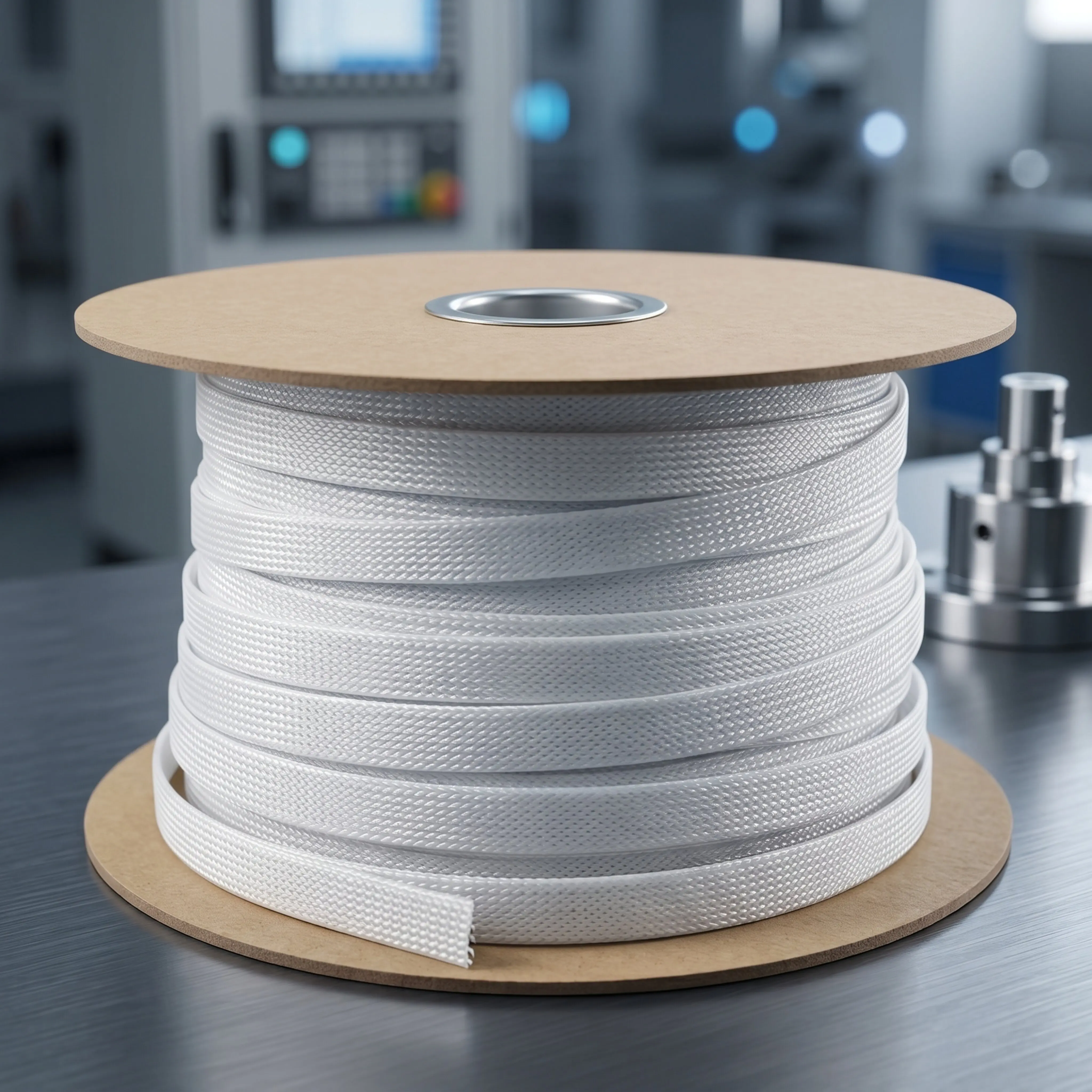 OEM Easy Install Multi-color PET Nylon Anti-Vibration Braided Tube, Stretchable Mesh, Universal Wire Protector for Daily Wiring