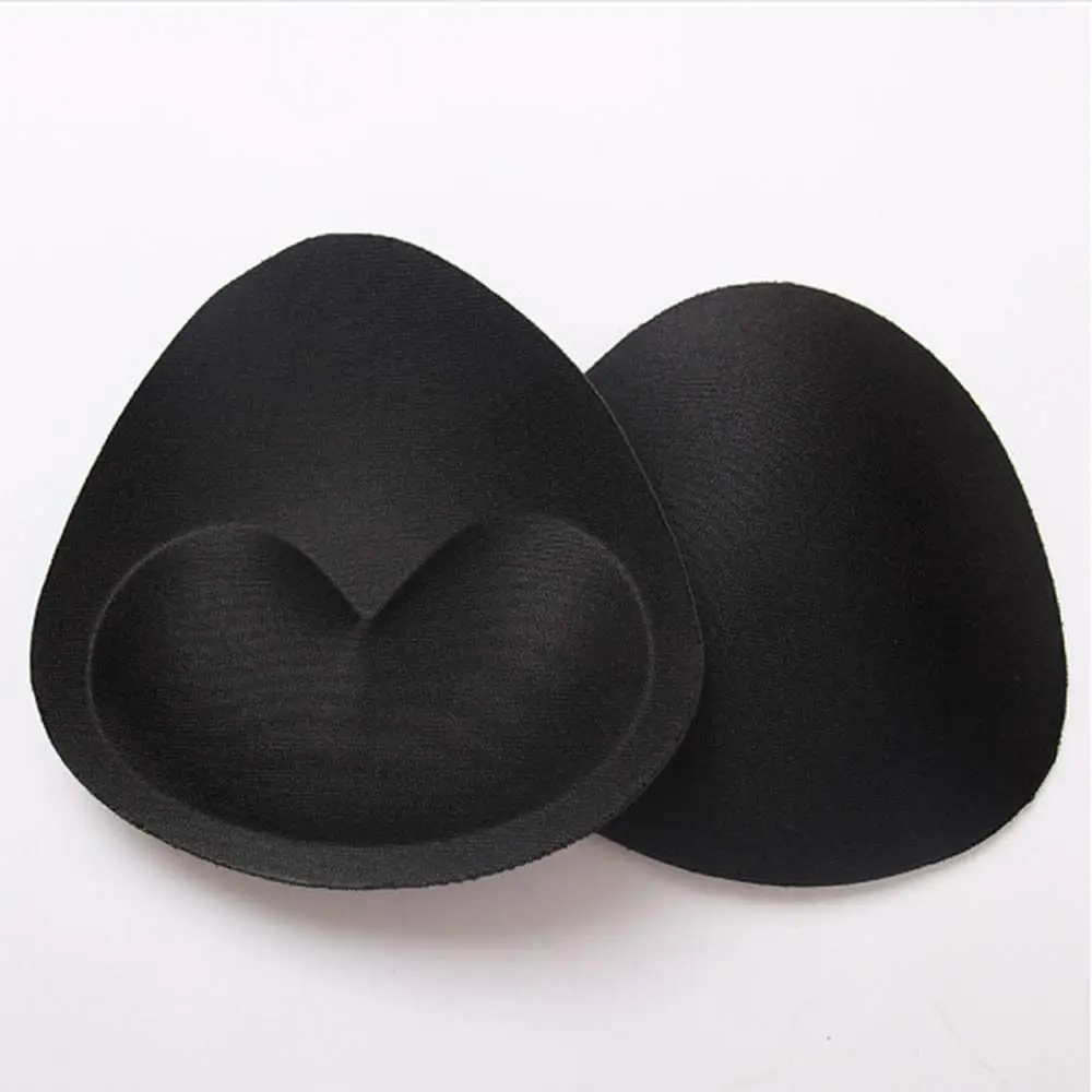 Push Up Bra Pads Inserts Cups Enhancer Sponge Pad Triangle Women Chest Cups Thicker Chest Pads Breast Bra Inserts Chest
