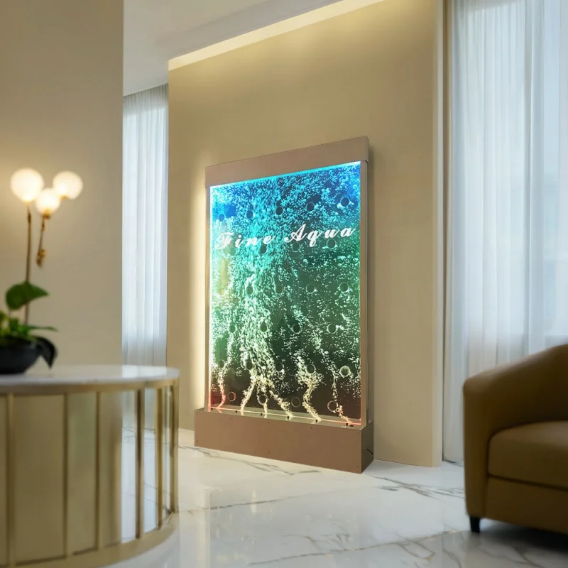 Painel De Parede De Espuma De Aquário Marinho Brilhante Personalizado, Água Acrílica, Decoração De Casa E Hotel, Venda Quente