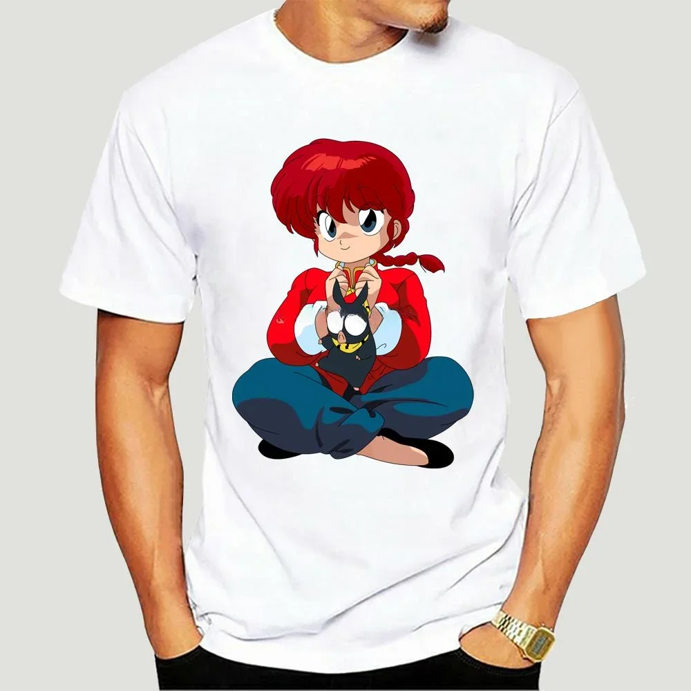 Arrival fashion heavyweight Anime Ranma Nibun-no-Ichi T Shirt Short Sleeve Men T-shirts Oversized Tees Tops