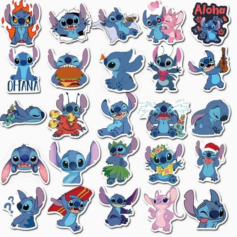 100 stuks steekstickers kawaii cartoon waterdichte sticker anime vinyl decoratie stickers