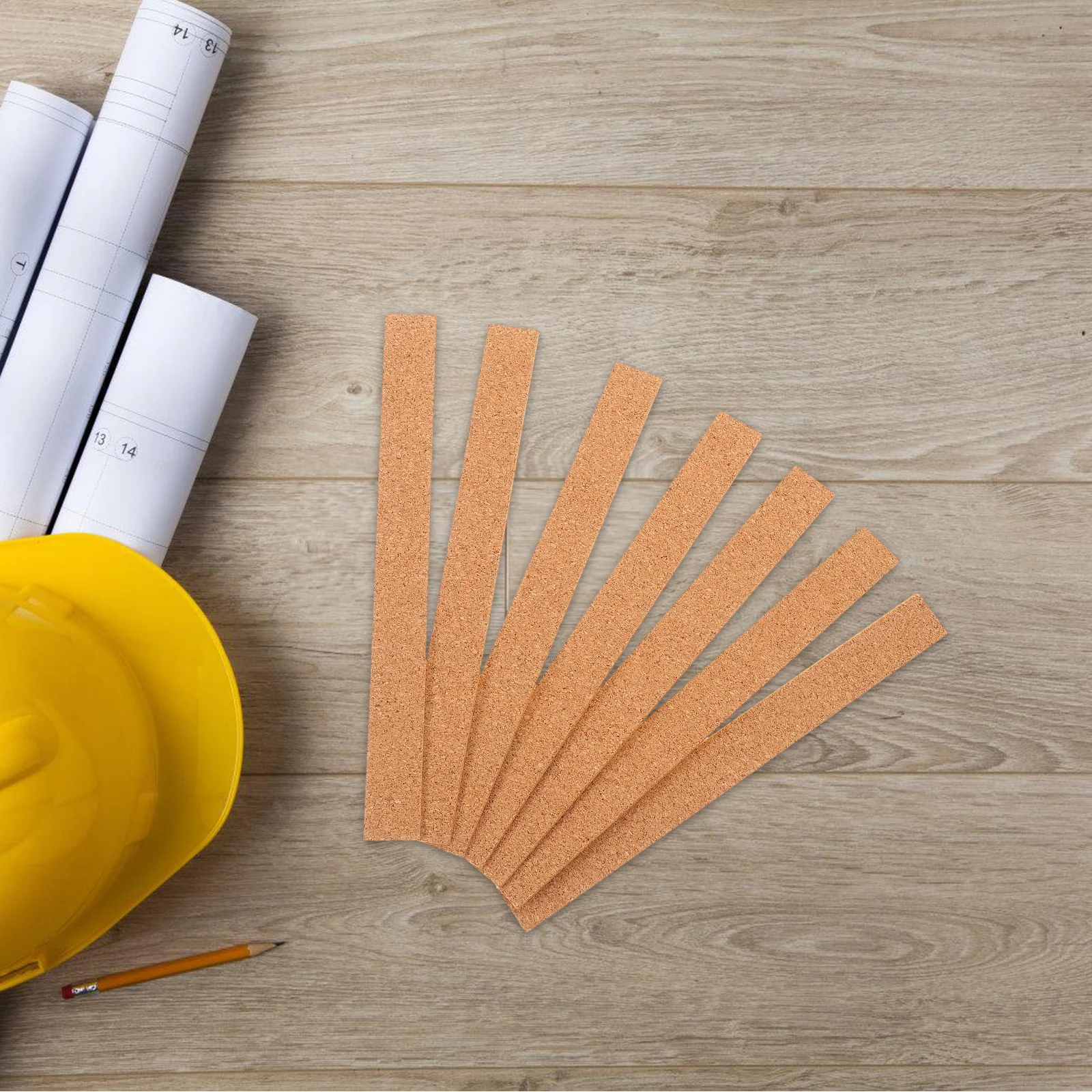 

24pcs Self-Adhesive Cork Inserts Shock Absorbing Sweat-Wicking Hat Size Reducer Ultra-Thin Lightweight Hat Liner For Cap