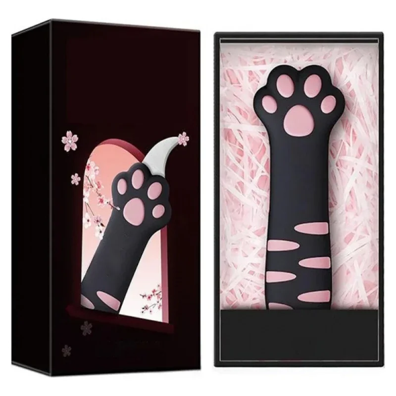 لطيف القط مخلب الكرتون فتاحة قابل للسحب سلامة سكّين متعدّد الاستخدامات سكين قطع صغير متعدد الوظائف المحمولة يمكن أن يذهب من خلال الأمن #1