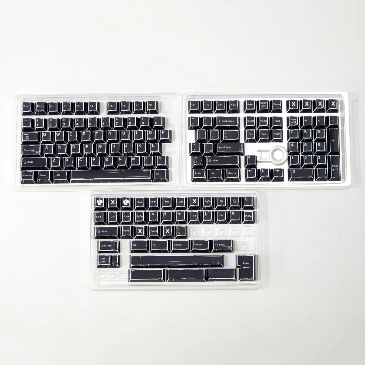 PBT Comic Keycaps EVA 01 Palette Cherry Profile Dye Sub 78/151 toetsen gemengd licht voor mechanische toetsenborden ISO-indeling 7U Rainy75