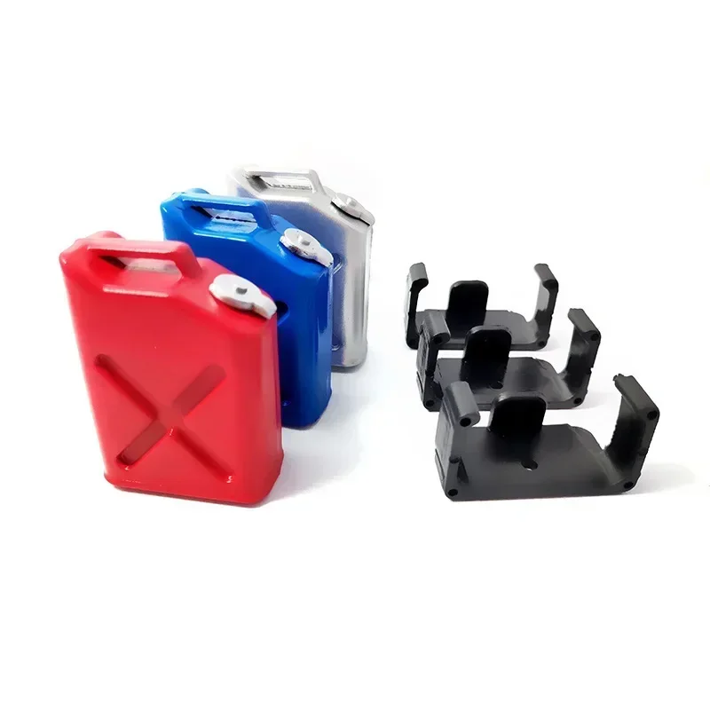 Réservoir de carburant de Simulation en plastique, accessoires de décoration de voiture RC pour 1/10 RC chenille axiale Trax TRX-4 SCX10 90046 D90 TAMIYA CC01