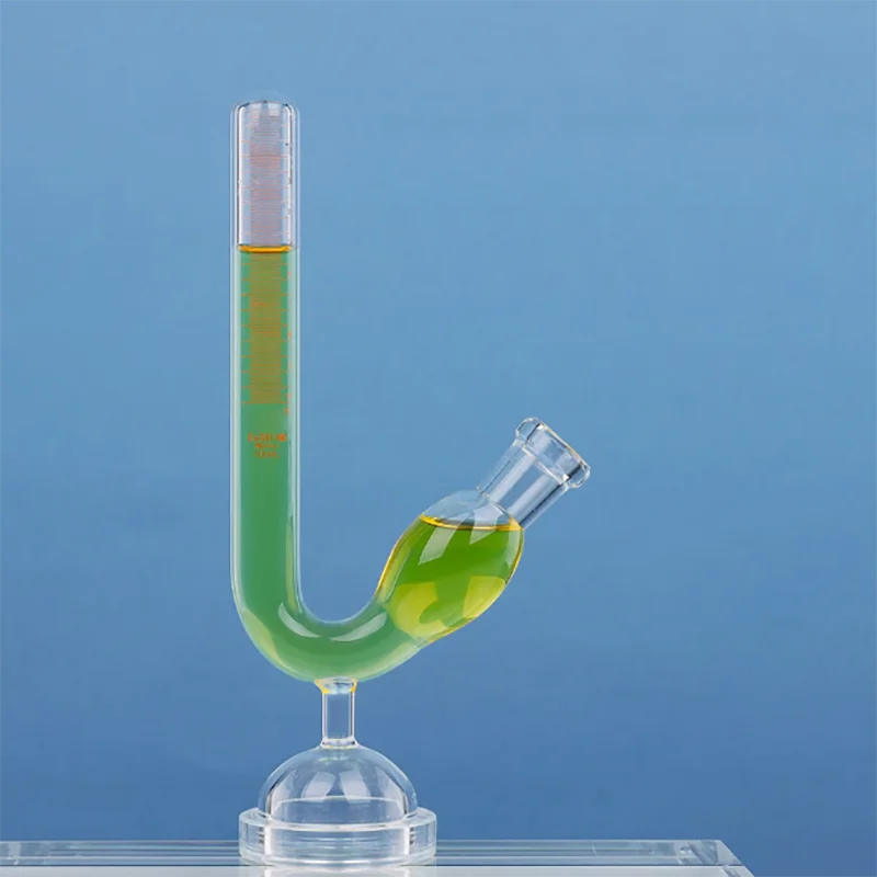 10ml glass seat fermentation tube with clear scale with base Physical and chemical laboratory gas production bird cup