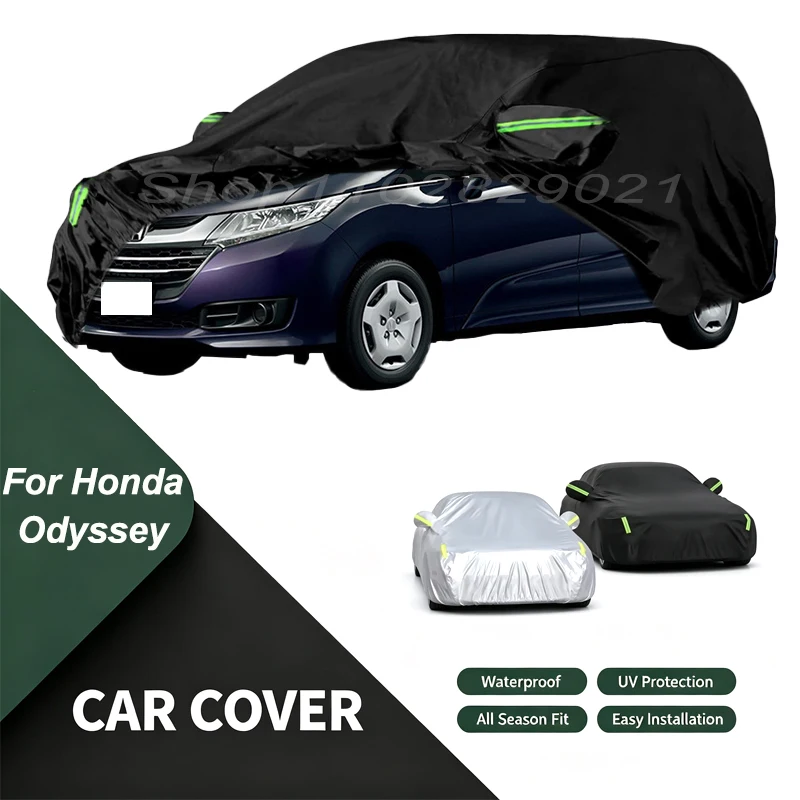 Car Cover For Honda Odyssey Waterproof Dustproof Outdoor Protection, UV Snow Sun Resistant Auto Exterior Cover Car Sunshade