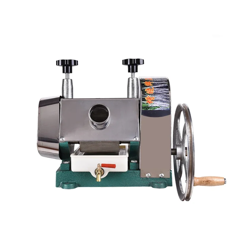 Hand Crank Stainless Steel SugarCane Machine Manual Sugar Cane Juicer 100% Sugar Cane Juice Machine