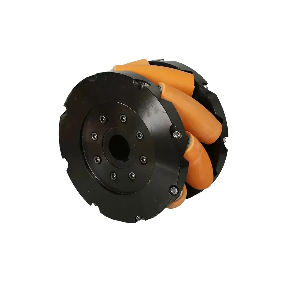 JK Mecanum Omnidirectional Wheel Manufacturer Customization 6-inch Industrial AGV Wheel 600kg Load Capacity Aluminium Alloy