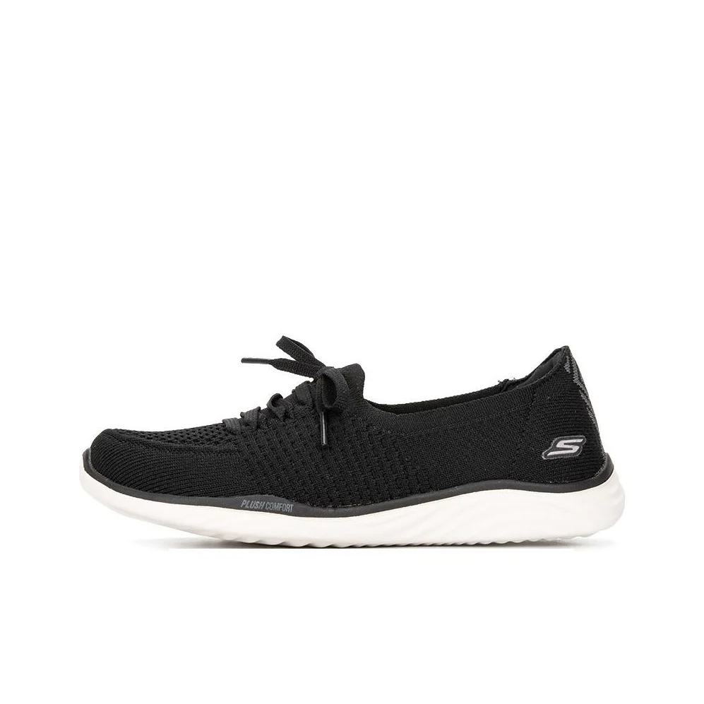 Skechers On The GO Fle Ideal Mesh Sports Abrasion Resistant Abrasion Resistant Low top Casual Shoes Women's Black 137061-BKW