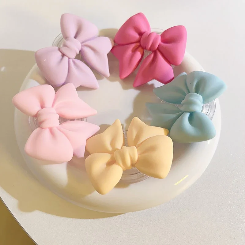 Cute 3D Bow Mobile Phone Holder Grip Tok Stands Ring Expanding Holder Finger Bracket Base Stand Phone for IPhone 16 Pro Bracket