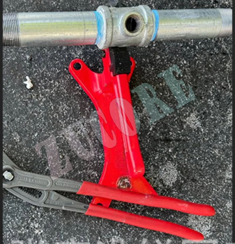 PV01 파이프 바이스 파이프 클램프 및 브래킷 알루미늄 파이프 바이스 자동 조임 자동 잠금 유형