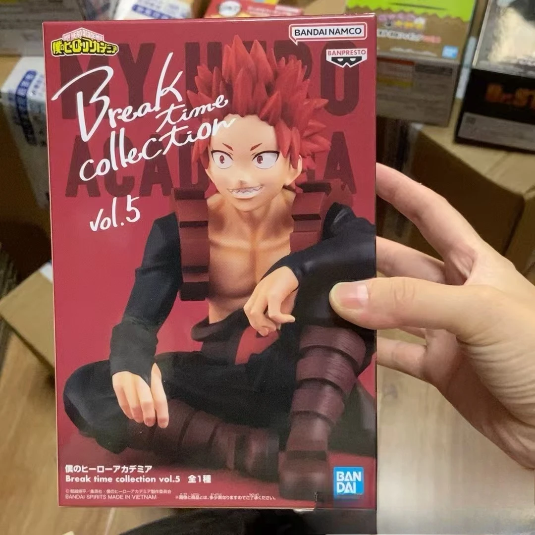 

In Stock Original Bandai Banpresto My Hero Academia Eijiro Break Time Collection Vol.5 Anime Action Figures Model Toys Gifts