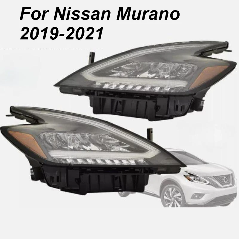 

Светодиодная фара для Nissan Murano 2019 2020 2021, фары DRL, дневные ходовые огни, указатель поворота, боковой габаритный фонарь в сборе