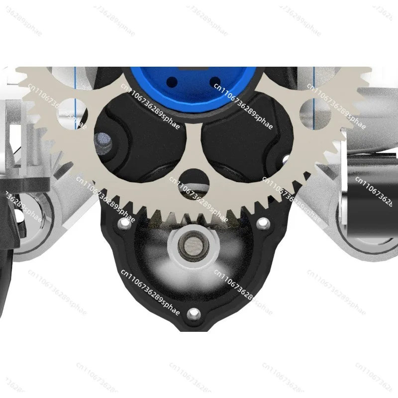 Parachute engine two-cylinder two-stroke natural air-cooled electric start 200CC displacement 2023