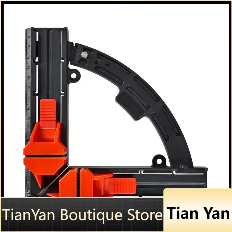 EE1 for Woodworking Angle Clamp Adjustable 30-90 Degree Right Angle Multi-Function Fixed Picture Frame Clip Plastic Corner