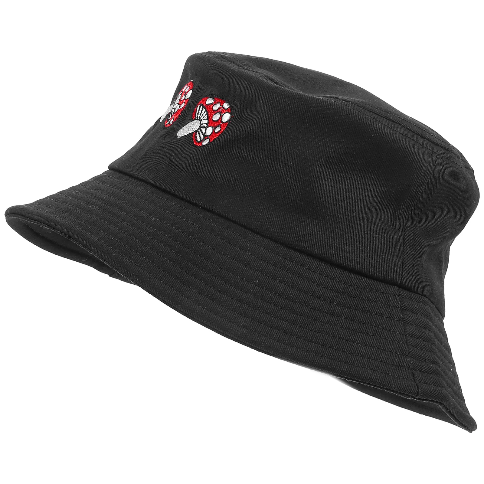 

Mushroom Bucket Hat Lightweight Breathable Summer Women Travel Protection Outdoor Beach Party Camping Fishing Hat