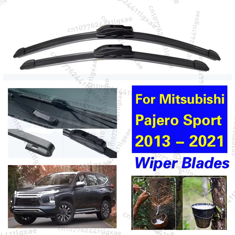 

Car Wiper Blade For Mitsubishi Pajero Sport 2013 - 2021 Auto Windscreen Windshield Wipers Blades Window Car Accessories 22"+18"