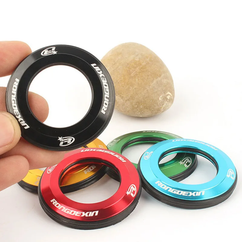 Bicycle Headset Cap MTB Mountain Bike Top Cap Cover CNC Aluminum Alloy Black/Red/Blue/Green/Gold Headset Cap Bicycle Accessories