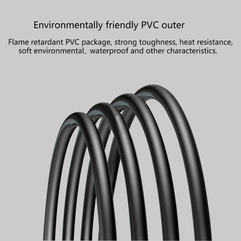 Schutzkabel von Schutzkontaktverlängerung mit 2 Auslasshöhle 4,8 mm bis 4,8 mm Stromadapterkabel mit Schutzabdeckung K1KF