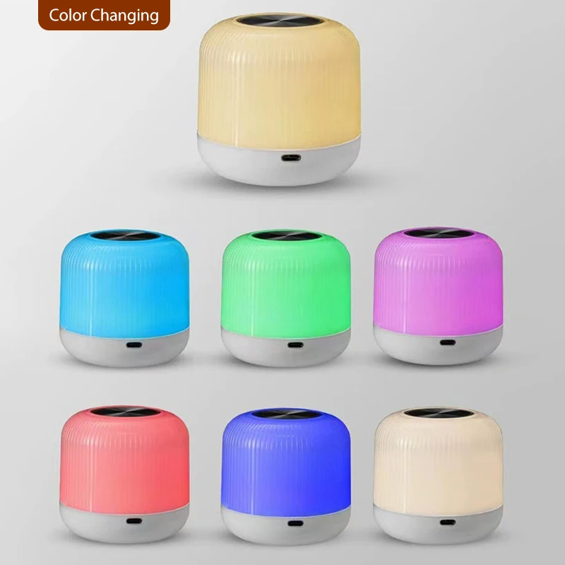 Luce notturna a LED colorata Touch RGB lampada dimmerabile portatile ricaricabile accanto alla lampada da tavolo con telecomando camera da letto soggiorno