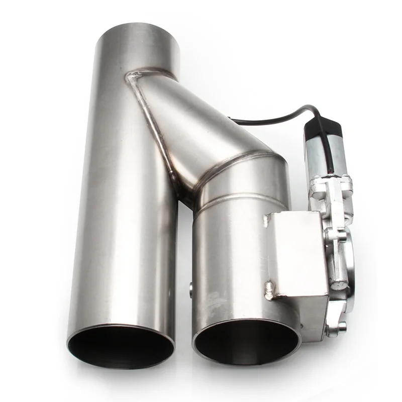 

AB56-Car Universal Y Type Exhaust Valve Double Electric Cut Out Exhaust Pipe Variable Electric Cut Out Valve