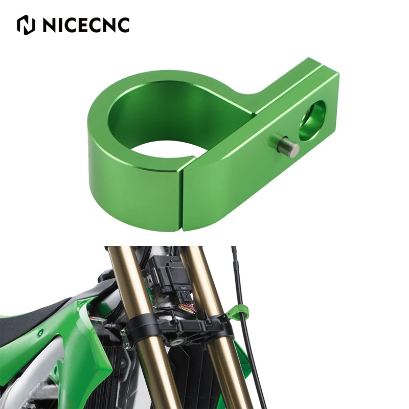 Motorcycle Accessories For Kawasaki KX250F 2017-2019 KX450F 2017-2018 KX450 2019-2021 CNC Front Brake Line Hose Clamp Holder