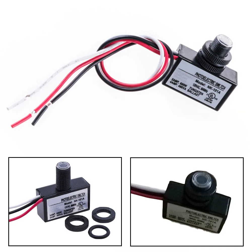 Temperature Compensated Light Controller Photocell Light Controller As Shown Photoelectric Switch 20-120s Delay