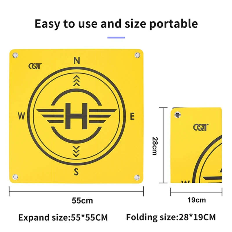 Drone Tarmac Coordinate Pad For DJI Avata 2 / 3 Pro Folding Landing Pad Aerial Coordinate Pad